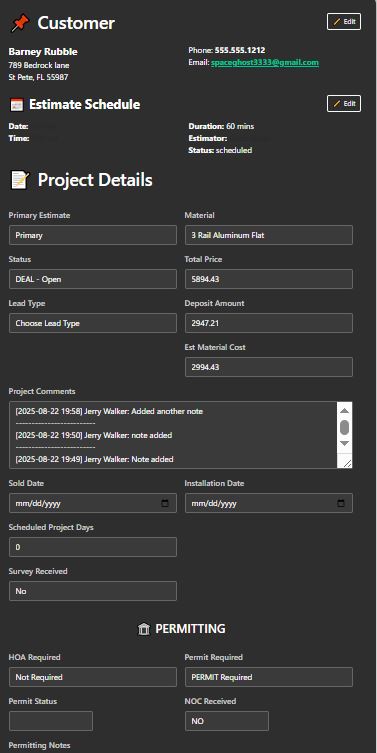 Job details and pipeline view